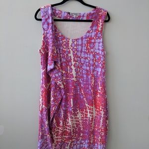 Red, Purple, White summer dress